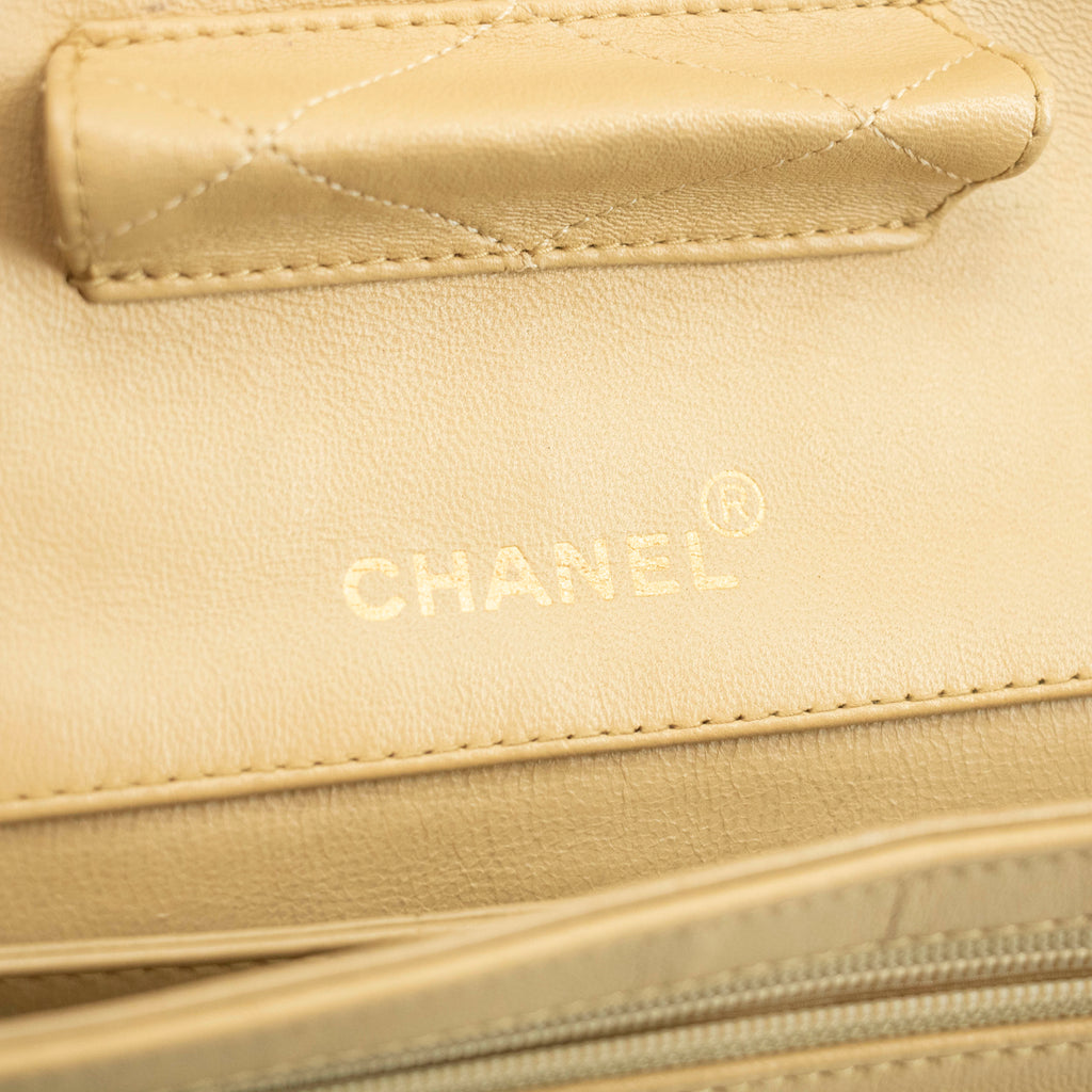 Chanel Lambskin Quilted Matelasse 27 Flap Shoulder Bag #3984