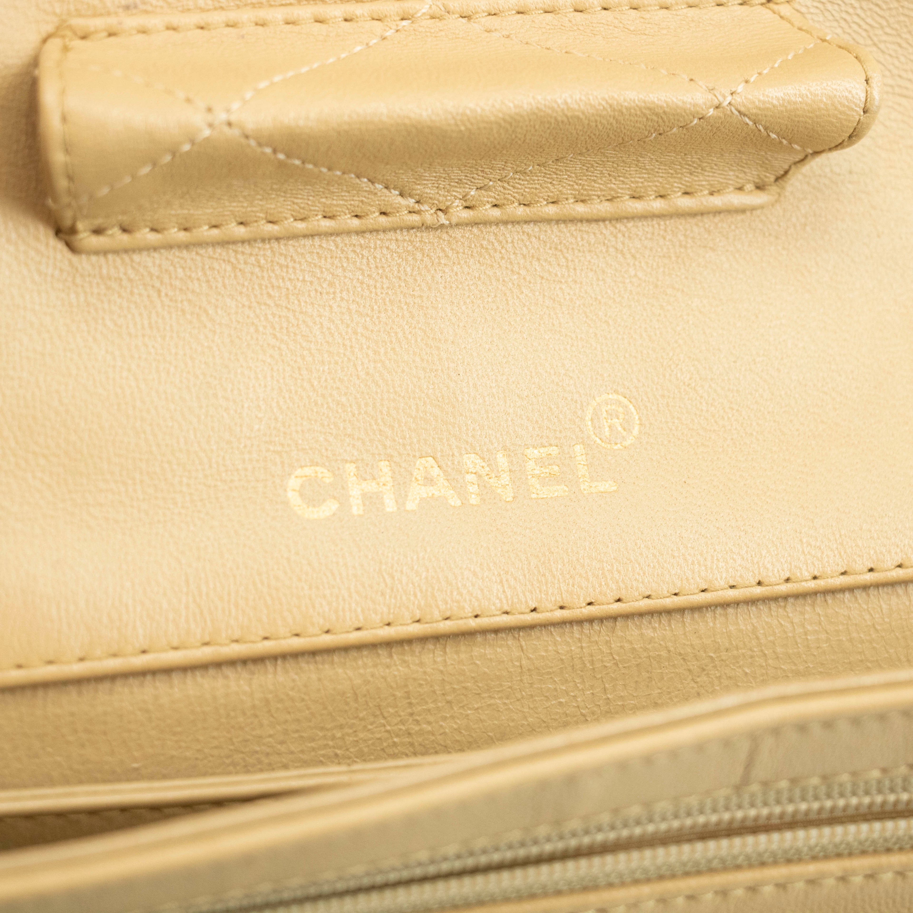 Chanel Lambskin Quilted Matelasse 27 Flap Shoulder Bag #3984