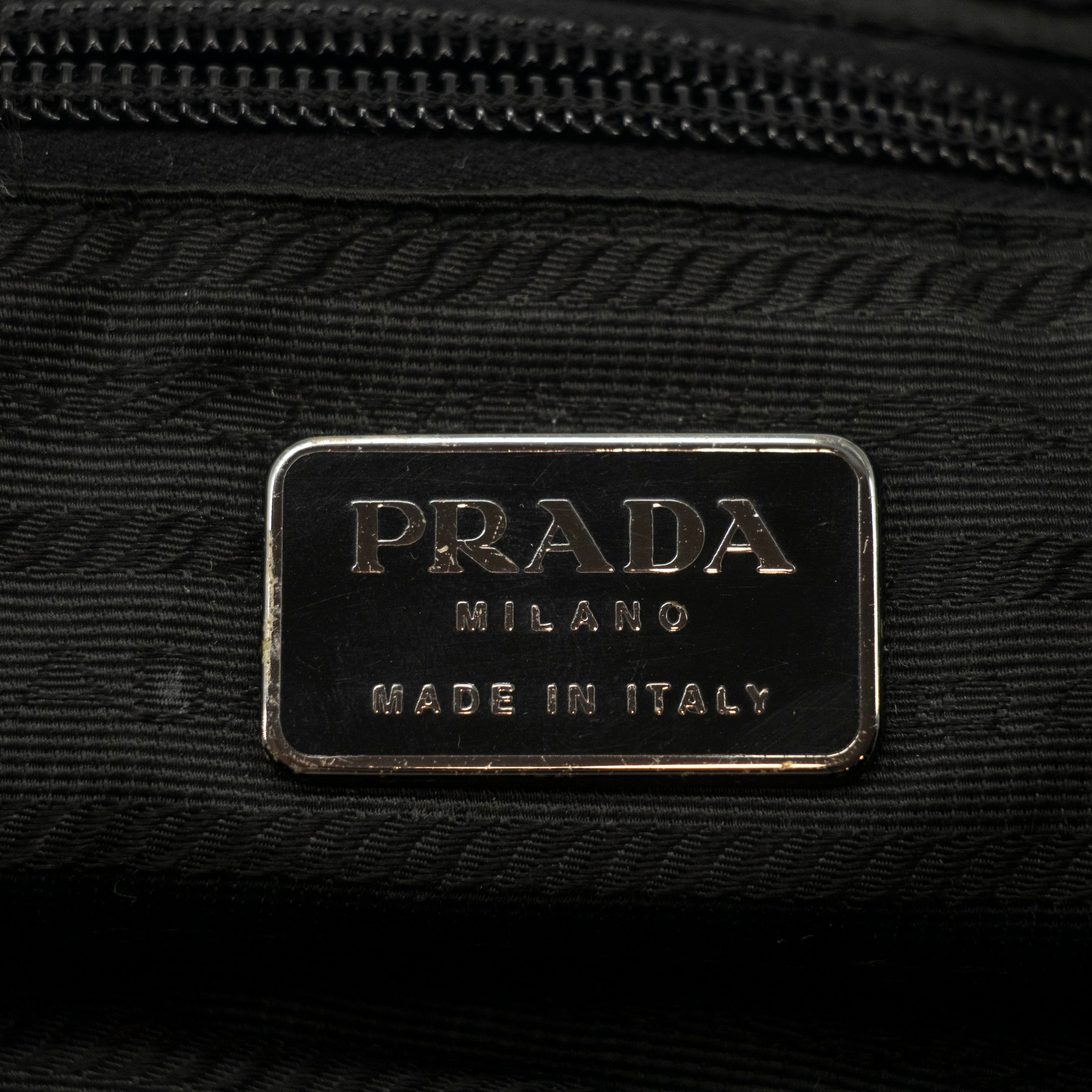 Prada Black Tessuto Nylon x Leather Backpack #4631