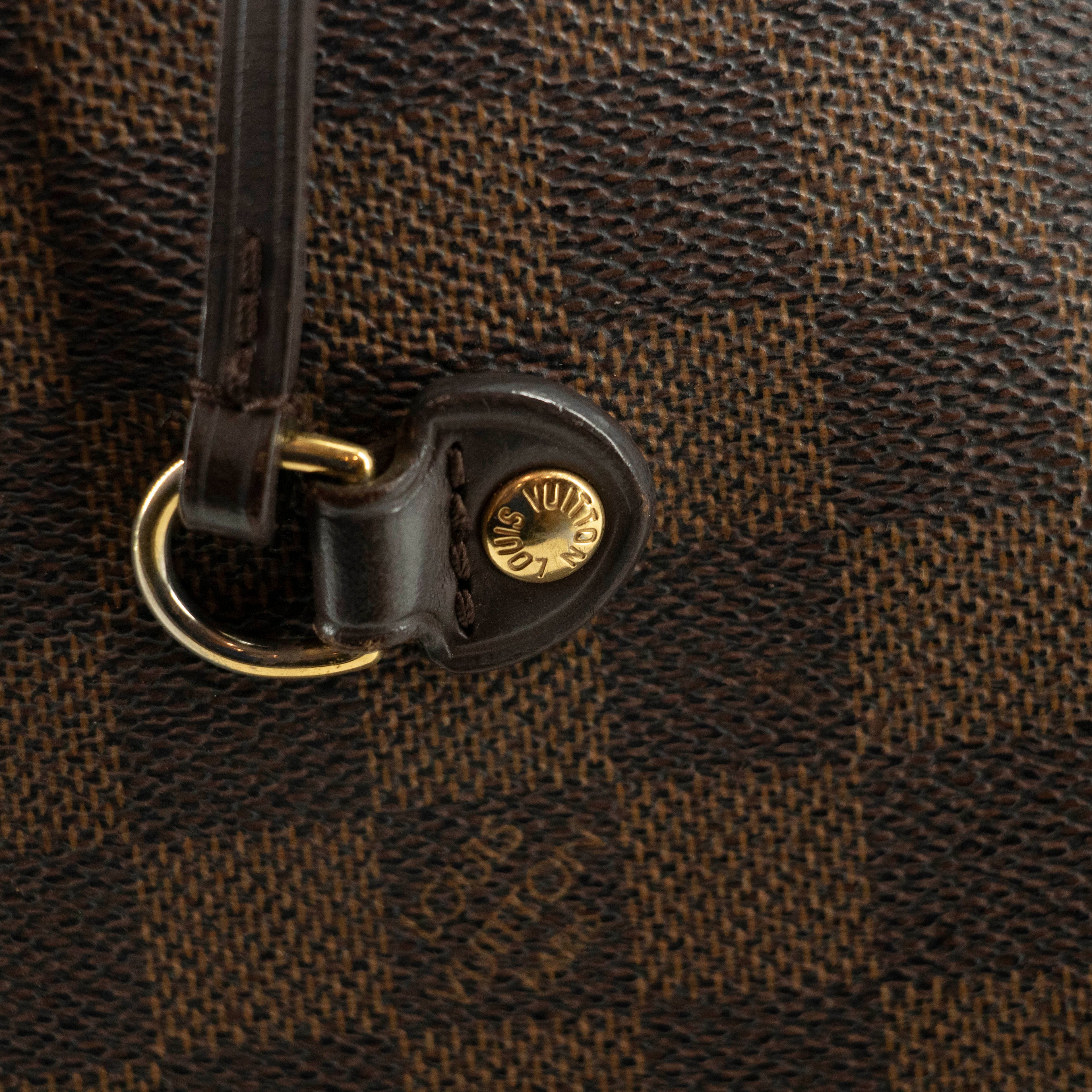 Louis Vuitton Brown Damier Ebene Neverfull MM Shoulder Bag #4662