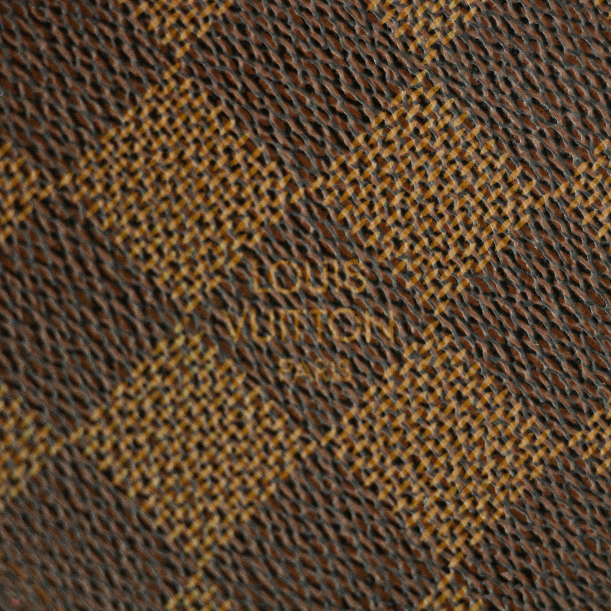 Louis Vuitton Brown Damier Ebene Porte Long Wallet #4697