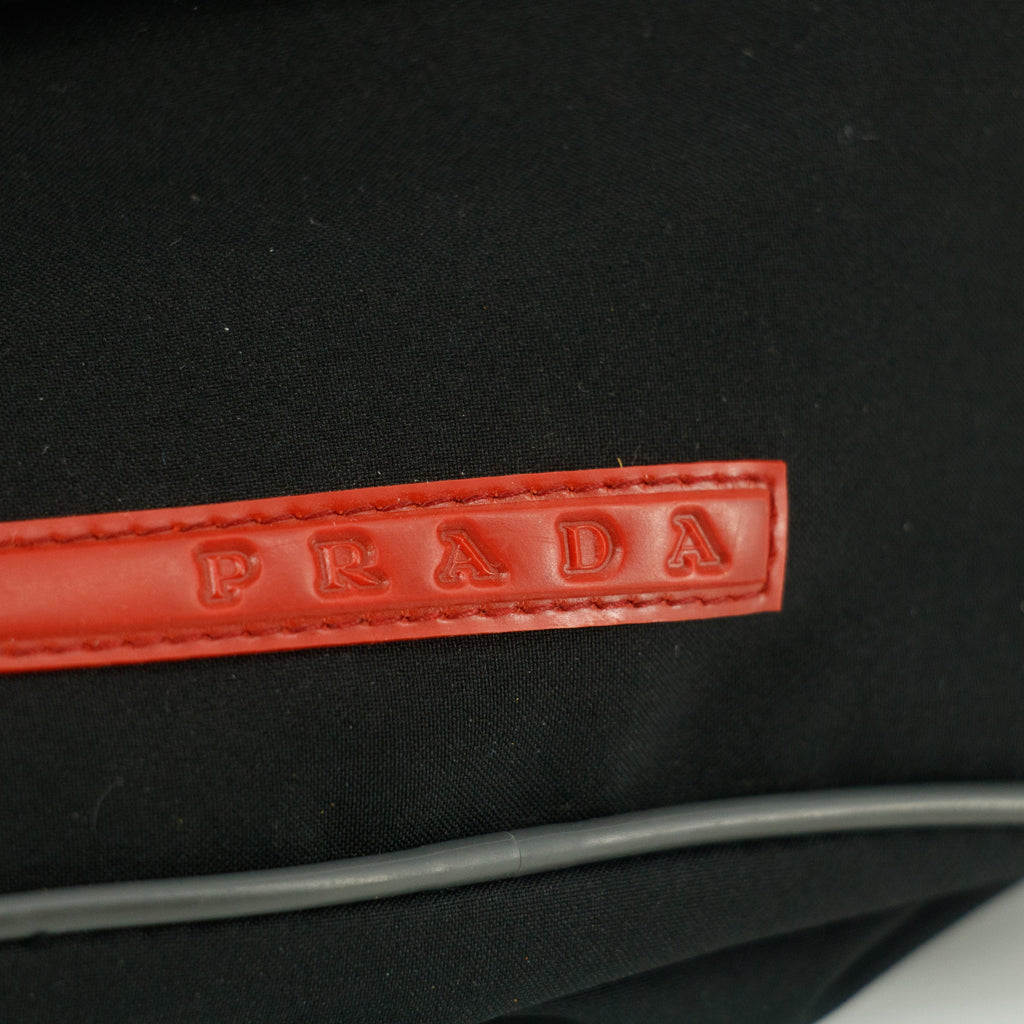 Prada Sport Nylon Black Multi Pocket Crossbody Bag #5283