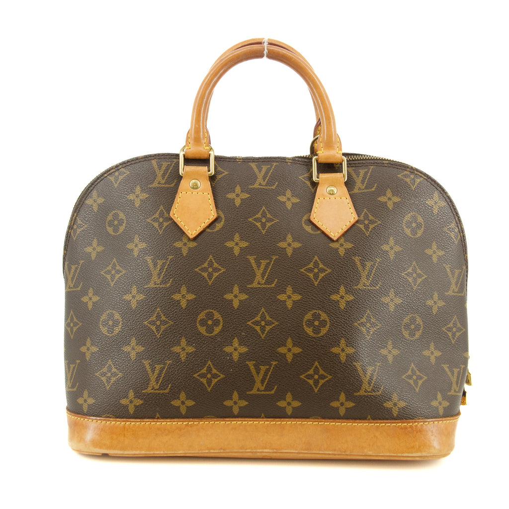 Louis Vuitton Monogram Canvas Brown Alma Top Handle Bag  #5778