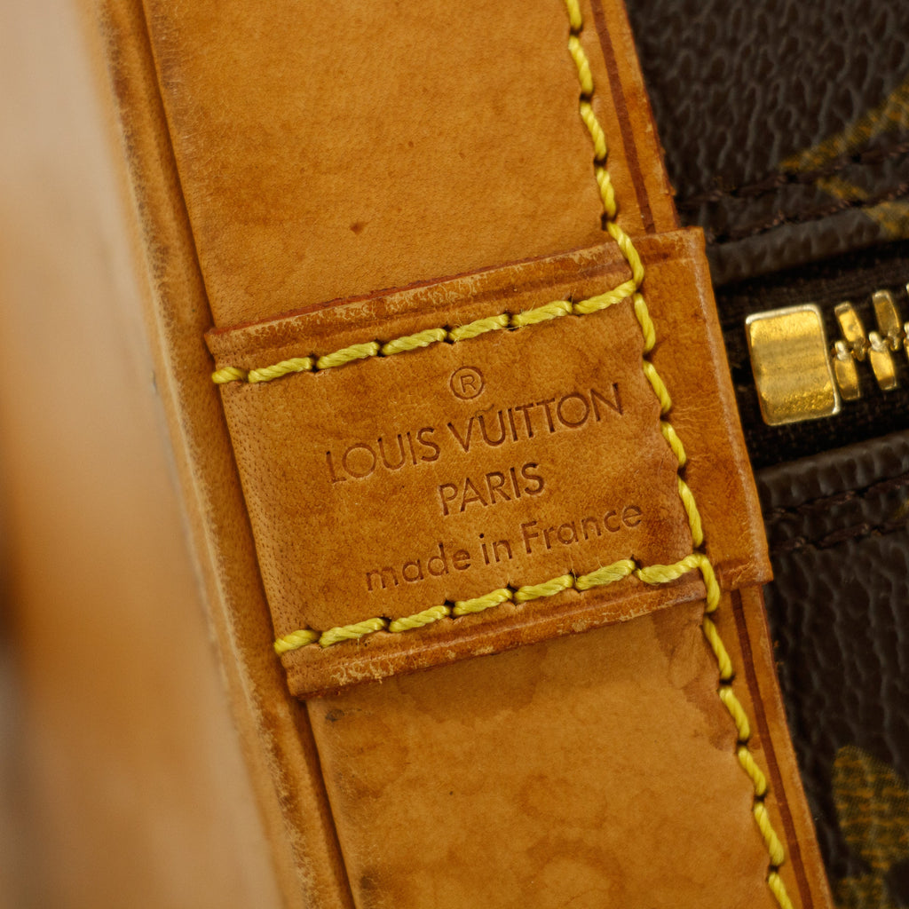 Louis Vuitton Monogram Canvas Brown Alma Top Handle Bag  #5778