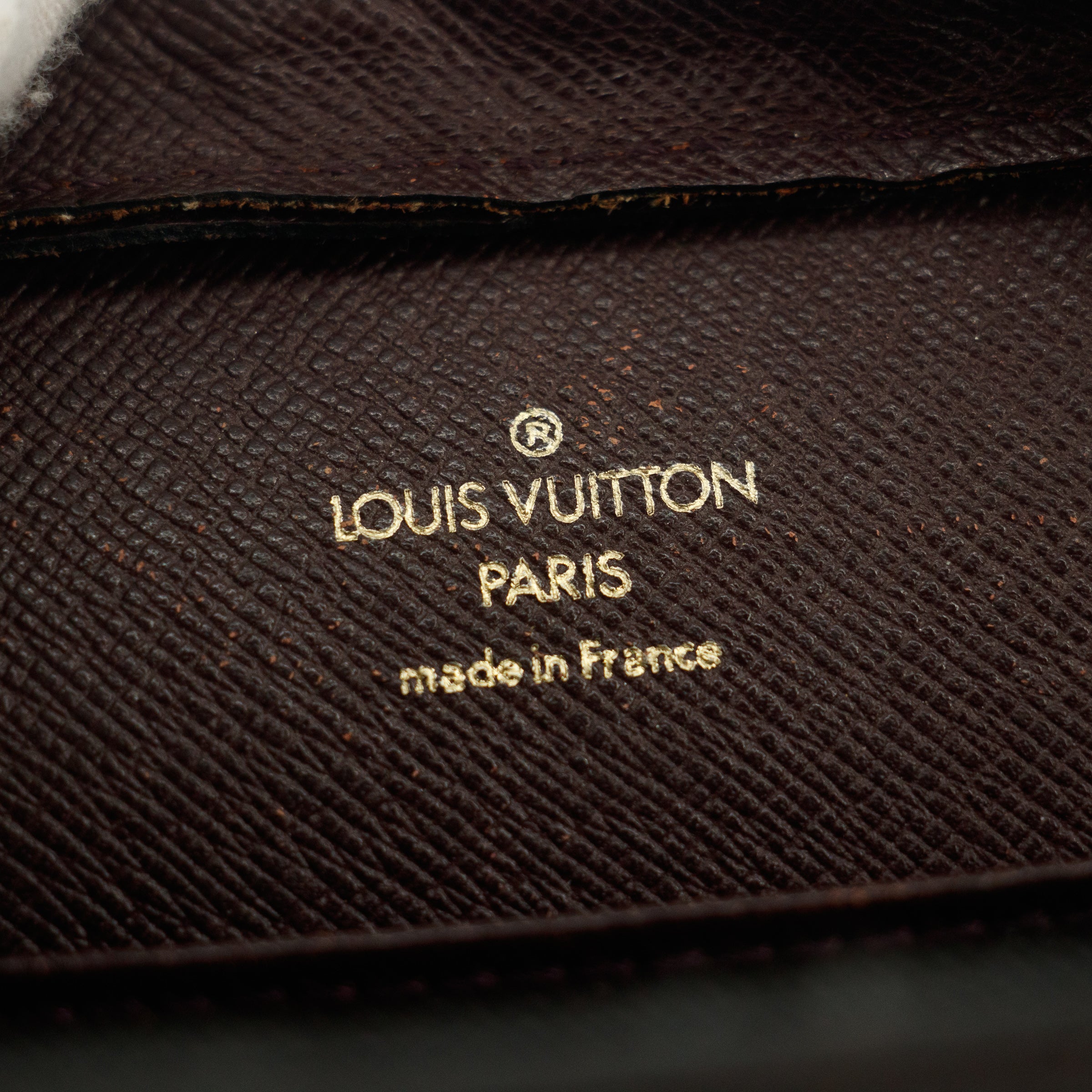 Louis Vuitton Taiga Brown Leather Wrist Bag #5794