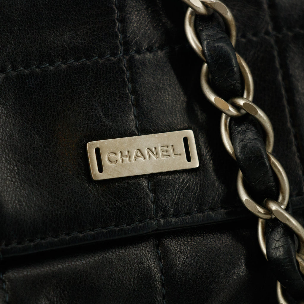 Chanel 2.55 Chocolate Bar Lambskin Shoulder Bag #6063