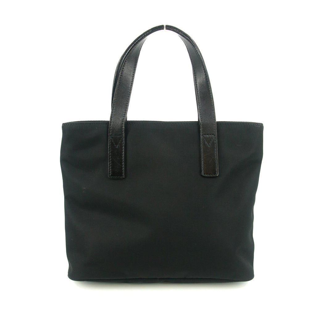 Fendi Black Nylon x Leather Shoulder Bag #9239