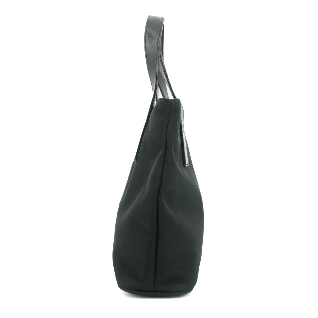 Fendi Black Nylon x Leather Shoulder Bag #9239