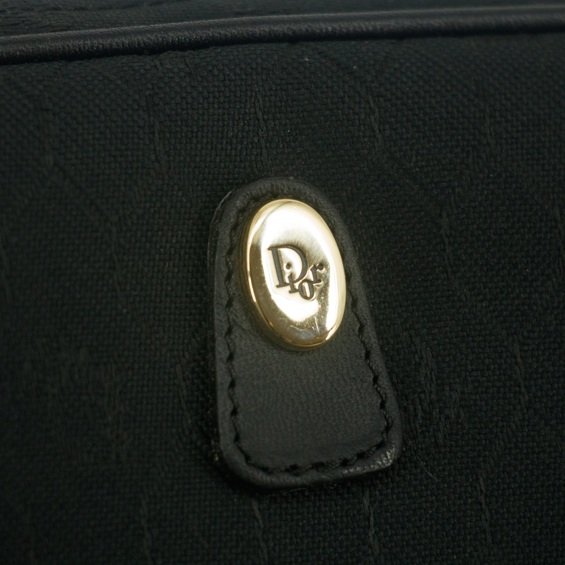 Christian Dior Honeycomb Shoulder Bag Black #9312