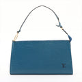 Louis Vuitton Epi Leather Blue Pochette Accessories Shoulder Bag #3281