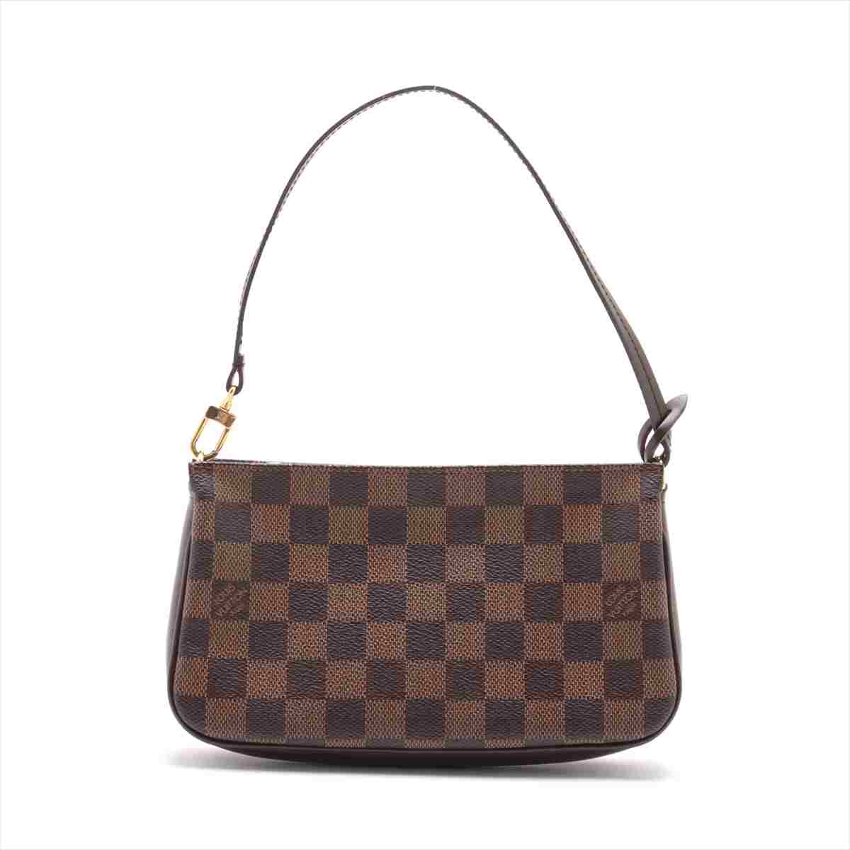 Louis Vuitton Damier Ebene Navona Pochette Accessories Shoulder Bag #3274