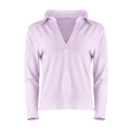 Khloe Cotton V-Neck Henley - Quartz